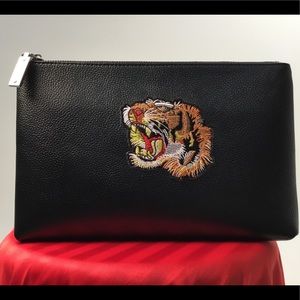 TIGER Patch Mens Clutch Bag Wallet/Handbag NEW